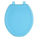 AWC-35Z | Asiento ligero con tapa para WC, azul, Foset Basic