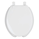 AWC-40B | Asiento redondo para WC, abierto, blanco, Foset