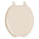 AWC-40H | Asiento redondo para WC, abierto, hueso, Foset