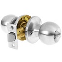 BALT-CM-BP | Cerradura tipo esfera, tubular, baño, cromo, Hermex Basic