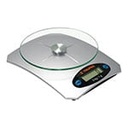 BASE-5EC | Báscula digital para cocina plato de vidrio, 5 kg, Truper