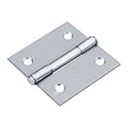 BC-203P | Bisagra cuadrada 2', cromo mate, cabeza plana, Hermex