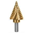 BES-10X | Broca escalonada titanio 10 escalones 1/4' a 1-3/8', Expert