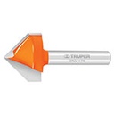 BROU-V7/8 | Broca para router, corte en 'V', 7/8', Truper