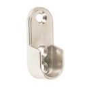 BTO-5 | Brida niquelada para tubo ovalado de clóset, Hermex