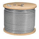 CAB-1/16RX3 | Metro de cable rígido 1/16' acero 7x7 recubierto PVC, 300 m