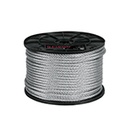CAB-1/4R | Metro de cable rígido 1/4' de acero 7x7 hilos, 75 m, Fiero