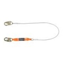 CAB-5434-18-A | Línea de vida 1.8 m cable de acero, absorbedor impacto, ANSI