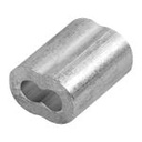 CAD-3/32 | Bolsa con 50 casquillos dobles de aluminio, 3/32', Fiero