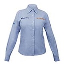 CAM-AZ-DLL | Camisa azul para dama, manga larga talla G, Truper