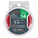 CAPRI-10R | Carrete con 2.5 m de cable primario rojo calibre 10, Truper