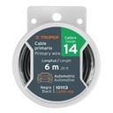 CAPRI-12N | Carrete con 3.5 m de cable primario negro calibre 12, Truper
