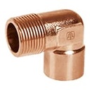 CC-511 | Codo 90° de cobre, rosca exterior 1/2', Foset