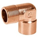 CC-512 | Codo 90° de cobre, rosca exterior 3/4', Foset
