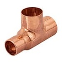 CC-723 | Tee reducida de cobre 3/4' x 1/2' x 3/4', Foset