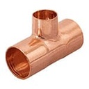 CC-724 | Tee reducida de cobre 3/4' x 3/4' x 1/2', Foset