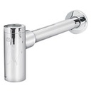 CE-212 | Céspol de bote p/lavabo minimalista s/contra, cromo, 1-1/4'