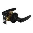 CEMA-6R | Cerradura manija, cilindro latón, negro, recámara, Hermex