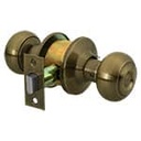 CEPO-22E | Cerradura tipo oval para entrada, latón antiguo, Hermex