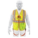 CHS-700VA | Chaleco de seguridad para arnés, alta visibilidad, verde
