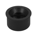 CHU-5040 | Chupón de hule negro, 2' x 1-1/2', Foset