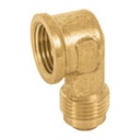 CLG-521 | Codo para estufa a 90° de latón de 3/8 x 3/8', Foset