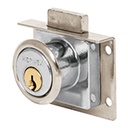 CM-24C | Cerradura para mueble, modelo 24, cromo, Hermex
