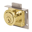 CM-24L | Cerradura para mueble, modelo 24, latón, Hermex