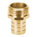 CM-3/4B | Conector 3/4' macho de latón sólido para manguera, Truper
