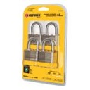 CM-40X4P | Juego de 4 candados cuerpo laminado, 40 mm, Hermex Basic
