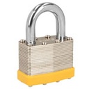 CM-50P | Candado laminado, 50mm, gancho corto, blister, Hermex Basic