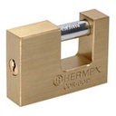 COR-60P | Candado antipalanca 60 mm cuerpo de latón, Hermex Basic