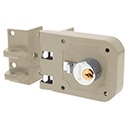 CS-95I | Cerradura sobreponer, puerta corrediza, instala-fácil, izq.
