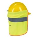 CUNU-V | Cubrenuca para casco, verde con reflejante, Truper