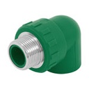 CV-513 | Codo 90° PPR de 1' macho con inserto metálico, Foset