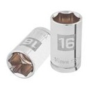 D-1216-M | Dado de 16 mm, 6 puntas, cuadro 1/2', Truper