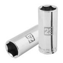 D-1223-ML | Dado largo de 23 mm, 6 puntas, cuadro 1/2', Truper