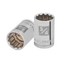 D-1224 | Dado de 3/4', 12 puntas, cuadro 1/2', Truper