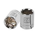 D-1224-M | Dado de 24 mm, 6 puntas, cuadro 1/2', Truper