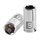 D-1409-M | Dado de 9 mm, 6 puntas, cuadro 1/4', Truper
