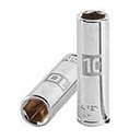 D-1410-LM | Dado largo de 10 mm, 6 puntas, cuadro 1/4', Truper