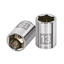 D-1413-M | Dado de 13 mm, 6 puntas, cuadro 1/4', Truper