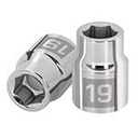 D-3419-M | Dado de 19 mm, 6 puntas, cuadro 3/4', Truper