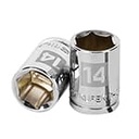 D-3814-HM | Dado de 14 mm, 6 puntas, cuadro 3/8', Truper