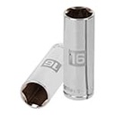 D-3816-HM-L | Dado largo de 16 mm, 6 puntas, cuadro 3/8', Truper
