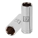 D-3817-HM-L | Dado largo de 17 mm, 6 puntas, cuadro 3/8', Truper