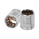 D-3819-M | Dado de 19 mm, 12 puntas, cuadro 3/8', Truper