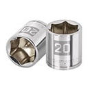 D-3820-HM | Dado de 20 mm, 6 puntas, cuadro 3/8', Truper
