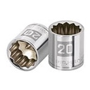 D-3820-M | Dado de 20 mm, 12 puntas, cuadro 3/8', Truper