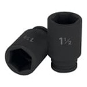 D-7524-L | Dado largo de impacto de 1-1/2', 6 puntas, cuadro 3/4'
